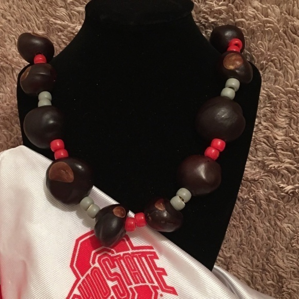 OSU Buckeye Necklace